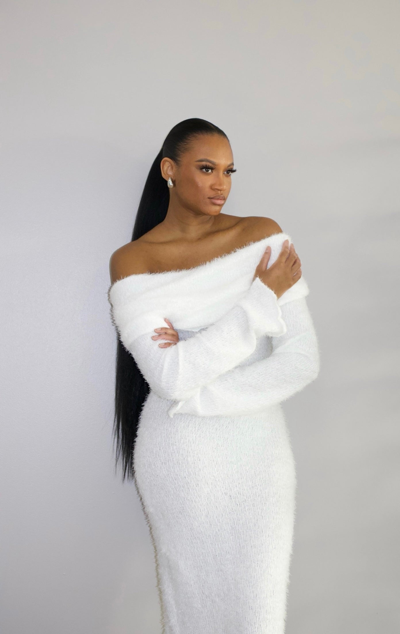 Sweater Dress With Sleeves (Pre-Order)