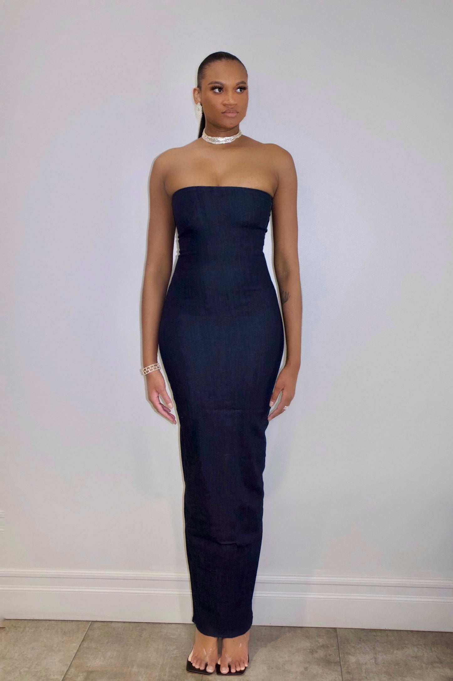 Cool Breeze Maxi Denim Dress